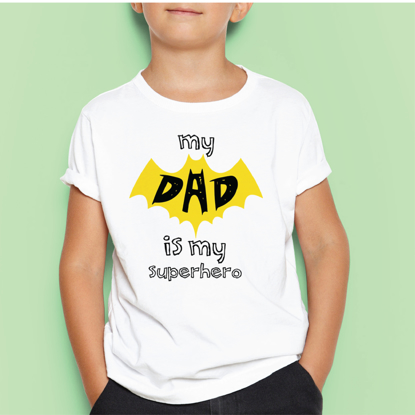 Picture of My Dad Is My Superhero Kids T-shirt