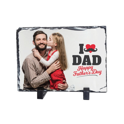 Picture of I Love Dad Happy Father's Day Photo Slate