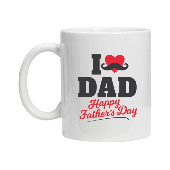 Picture of I Love Dad - Happy Father's Day Mug