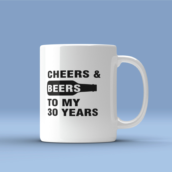 Picture of Cheers & Beers to My Age Years Mug