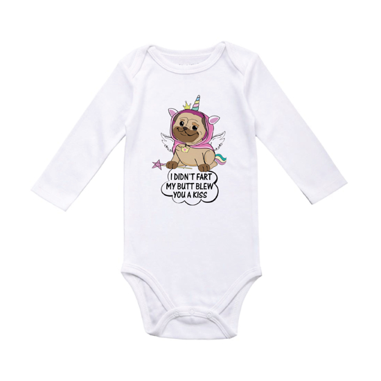 Picture of I Didn't Fart, My Butt Blew You A Kiss Baby Bodysuit