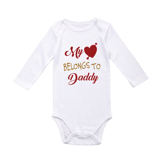 Picture of My Heart Belongs to Daddy Baby Bodysuit
