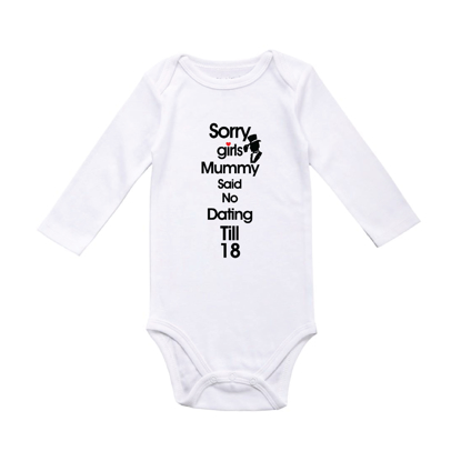 Picture of No Dating Till 18 Baby Bodysuit