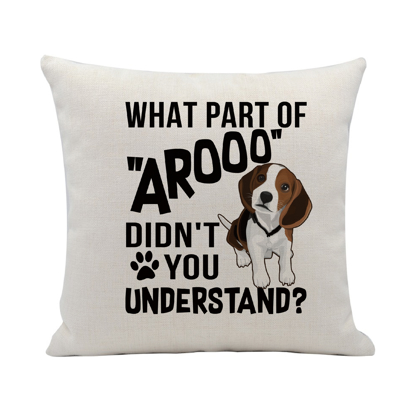Picture of What Part of Arooo Pillow