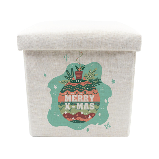 Picture of Merry Xmas Toy Box - Storage Stool