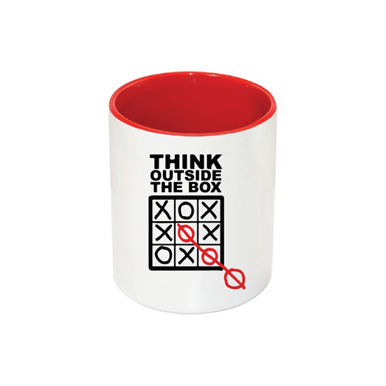 Picture of Think Outside The Box Red Pencil Case