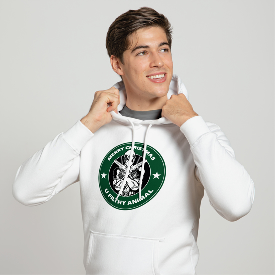 Picture of Merry Christmas You Filthy Animal Hoodie