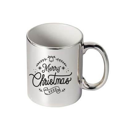 Picture of Merry Christmas 2020 Silver Mug