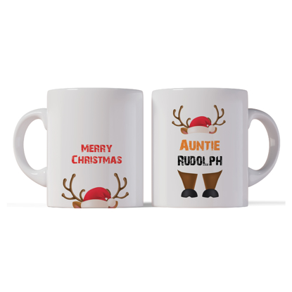 Picture of Merry Christmas Auntie Rudolph Mug