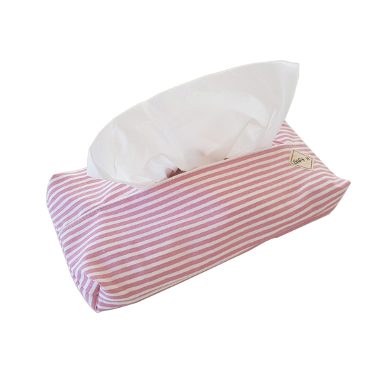 Picture of Pink with Stripes Cotton Tissue Cover