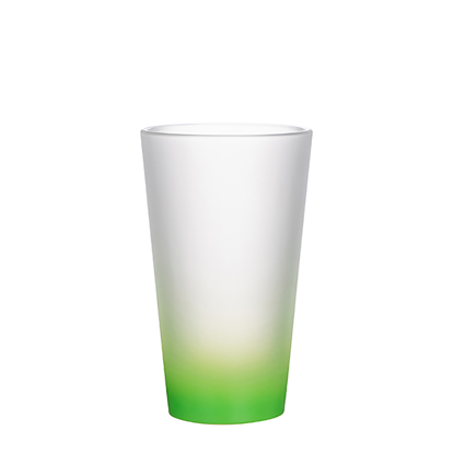 Picture of Green Frosted Latte Glass Mug