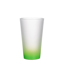 Picture of Green Frosted Latte Glass Mug