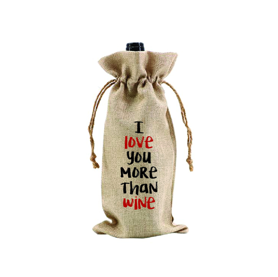 Picture of I Love You More Than Wine.. Wine Bag