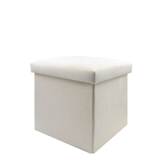 Picture of Linen Toy Box - Storage Stool