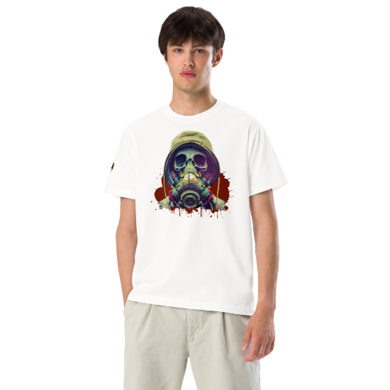 Picture of Hooded Gas Mask Skeleton T-shirt