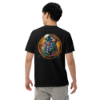 Picture of Skeleton in Circle Inside Globe T-shirt