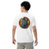 Picture of Skeleton in Circle Inside Globe T-shirt