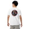 Picture of Skeleton in Circle with Flowers T-shirt