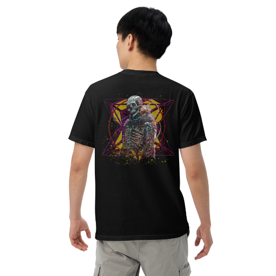 Picture of Skeleton Neon in Triangles T-shirt
