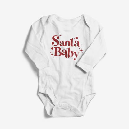 Picture of Santa Baby Baby Bodysuit