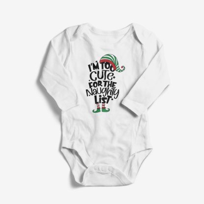 Picture of Too Cute for Naughty List Bodysuit