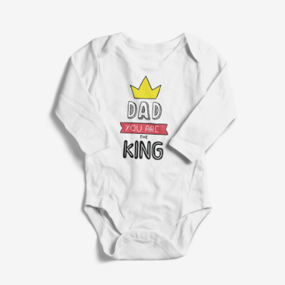 Picture of Dad You Are The King Baby Bodysuit
