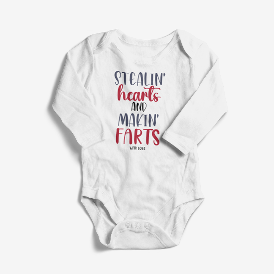 Picture of Stealin' Hearts Baby Bodysuit