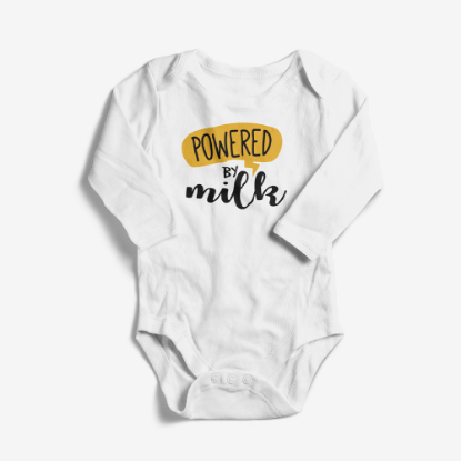 Picture of Powered by Milk Baby Bodysuit