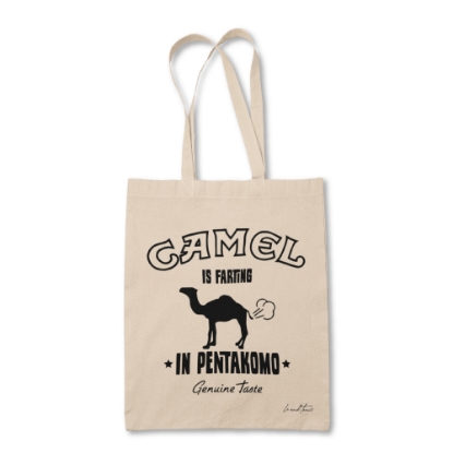 Picture of Camel is Farting in Pentakomo Tote Bag