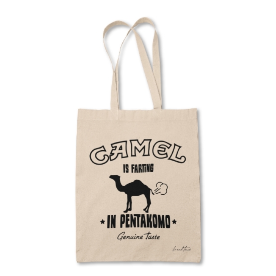 Picture of Camel is Farting in Pentakomo Tote Bag