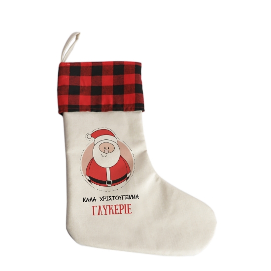 Picture of Santa Claus Christmas Stocking