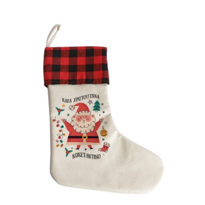 Picture of Santa Christmas Stocking