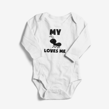 Picture of My Aunt Loves Me Baby Bodysuit