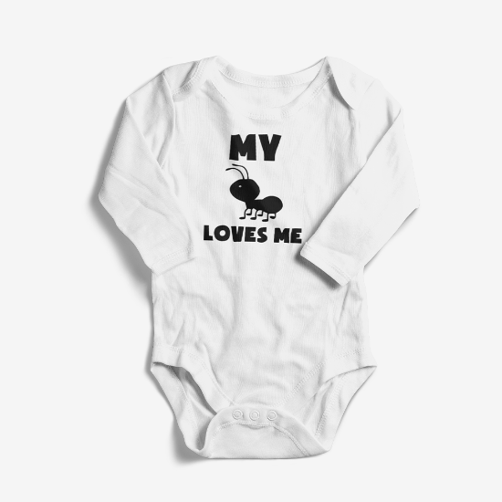 Picture of My Aunt Loves Me Baby Bodysuit
