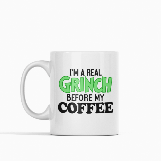 Picture of Grinch Before Coffee Mug
