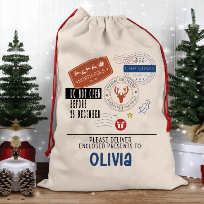 Picture of Deliver Presents Christmas Sack