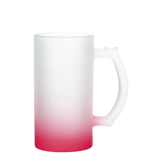 Picture of Red Frosted Beer Mug