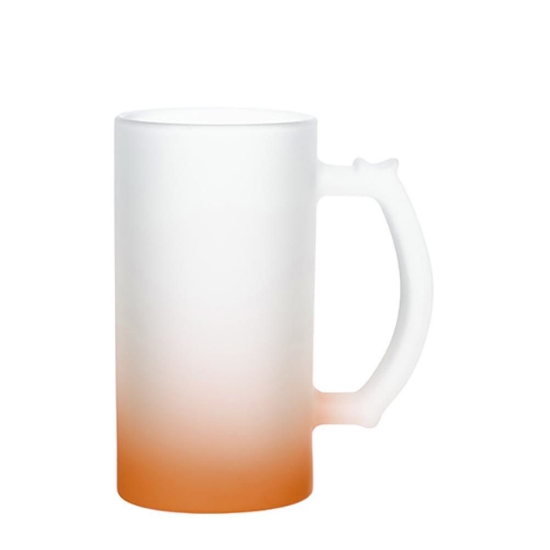 Picture of Orange Frosted Beer Mug