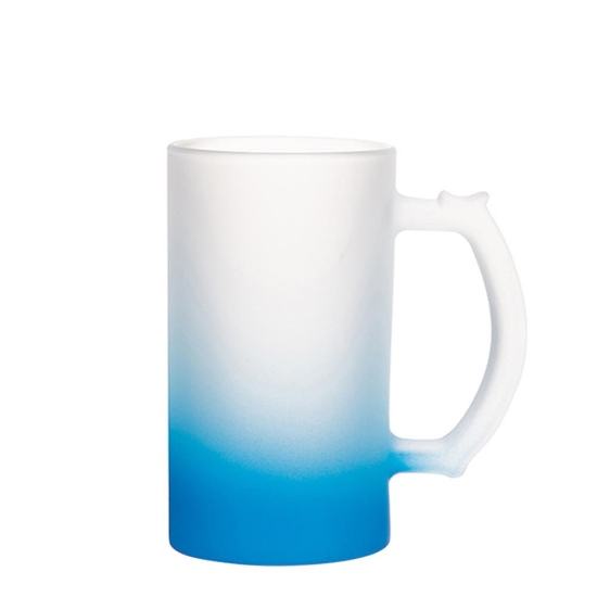 Picture of Light Blue Frosted Beer Mug