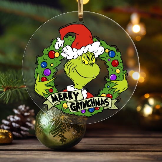 Picture of Merry Grinchmas Acrylic Ornament