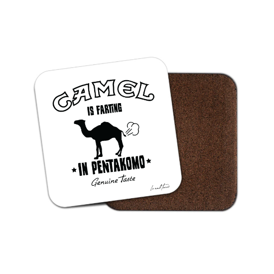Picture of Camel is Farting in Pentakomo Coaster