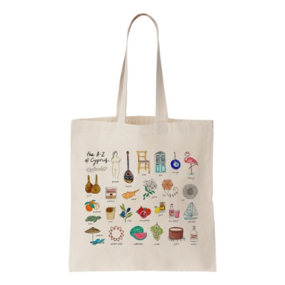 Picture of A-Z of Cyprus Tote Bag