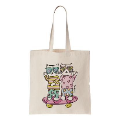 Picture of Skating Cats Tote Bag