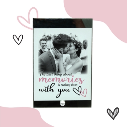 Picture of Best Memories with You Glass Frame
