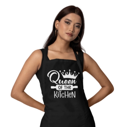 Picture of Queen of the Kitchen Black Apron