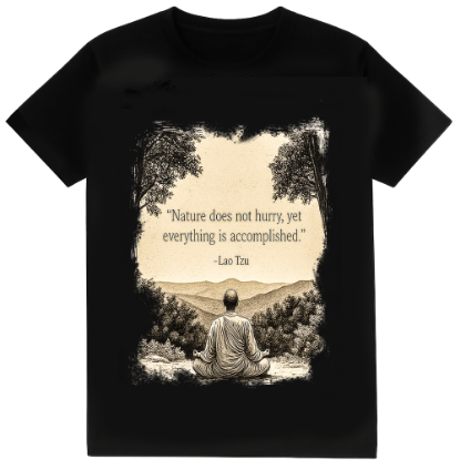 Picture of Nature does not hurry T-shirt