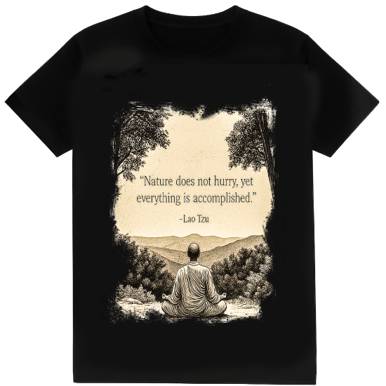 Picture of Nature does not hurry T-shirt