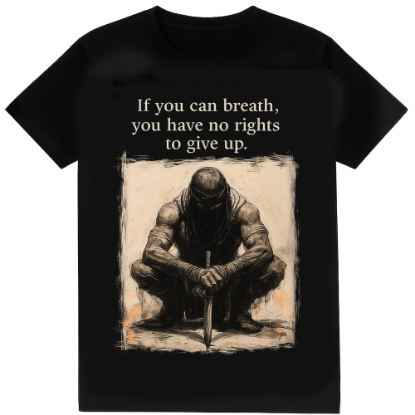 Picture of No rights to give up T-shirt