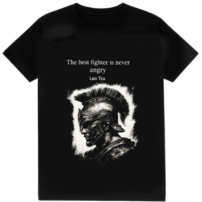 Picture of Fighter never angry T-shirt