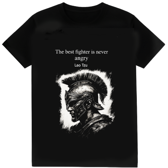 Picture of Fighter never angry T-shirt